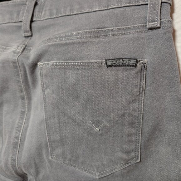 Hudson Women's Gray Faded Wash‎ Skinny Jeans Stretch Denim Classic Fit Size 28 - Picture 6 of 8